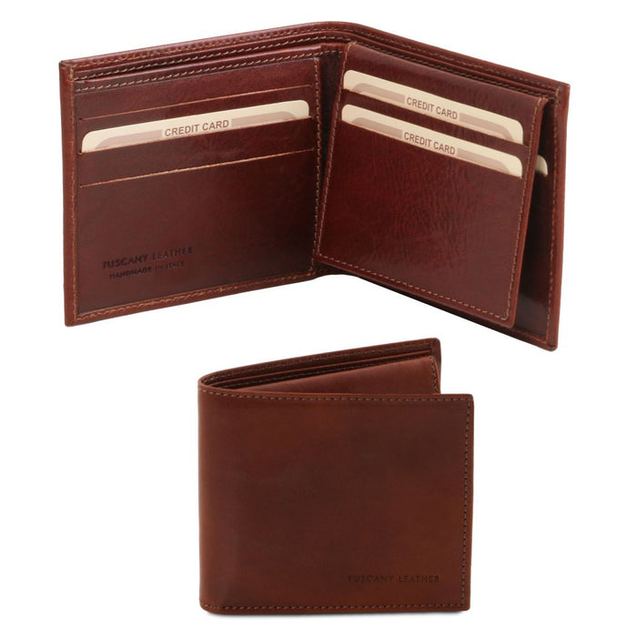 Exclusive 3 Fold Leather Wallet For Men (TL141353)