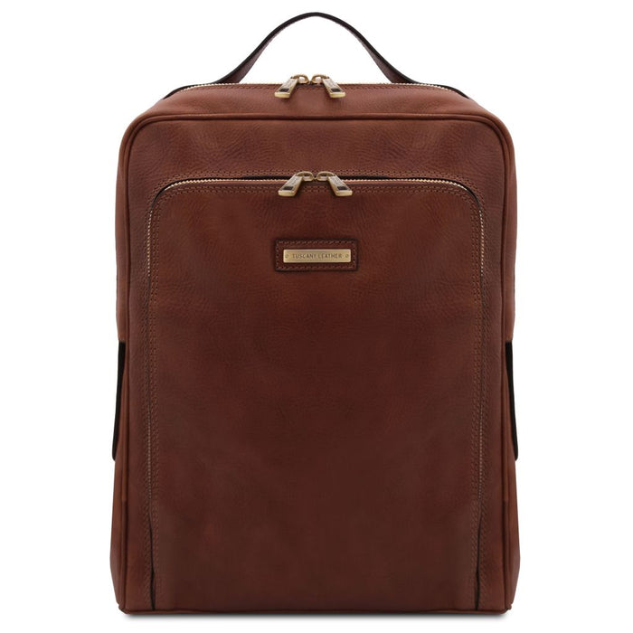 Bangkok - Leather Laptop Backpack (TL141793)