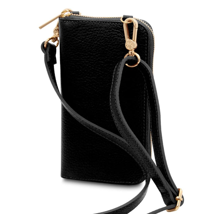 Tl Bag - Leather Wallet/Phone Holder With Strap (Tl142323)