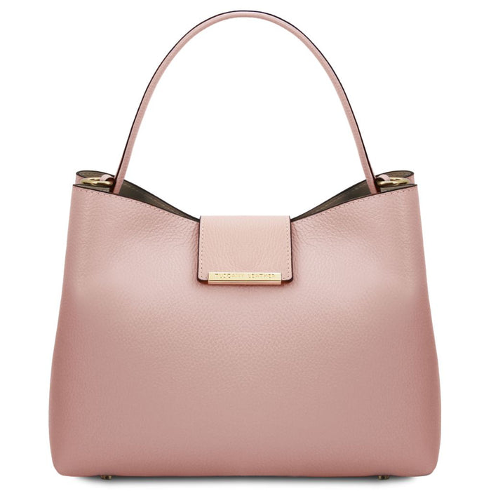 Clio - Leather secchiello bag