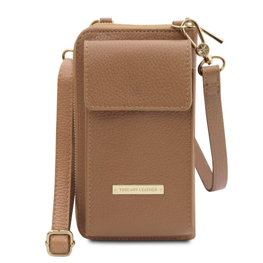 Tl Bag - Leather Wallet/Phone Holder With Strap (Tl142323)