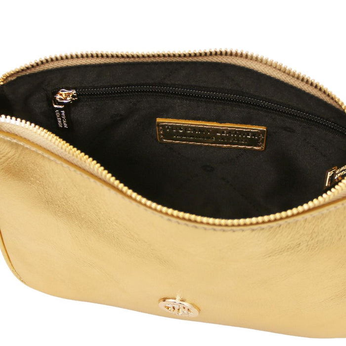 Parfait - Metallic Leather Clutch (TL142543)