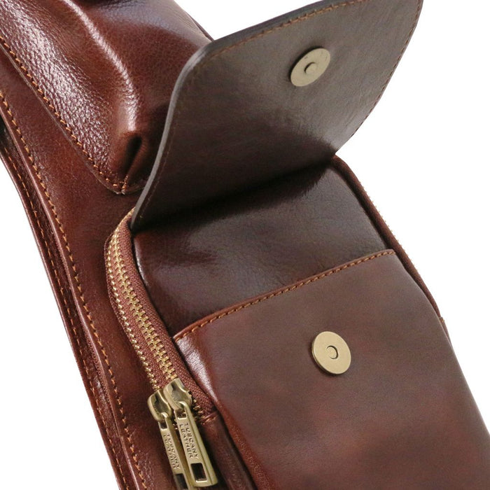 Leather Crossover Bag (TL141352)