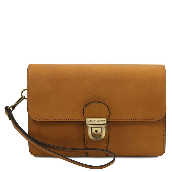 Oliver - Leather handy wrist bag (TL142608)