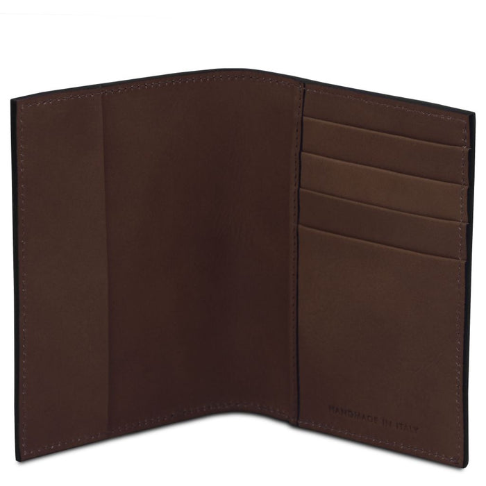 Leather passport cover (TL142605)