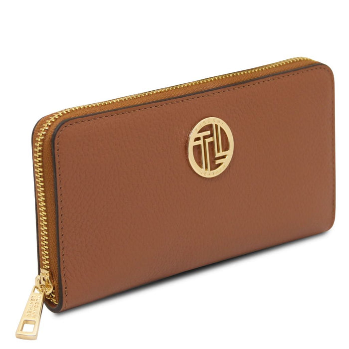 Financier - Exclusive Zip Around Leather Wallet (TL142485)