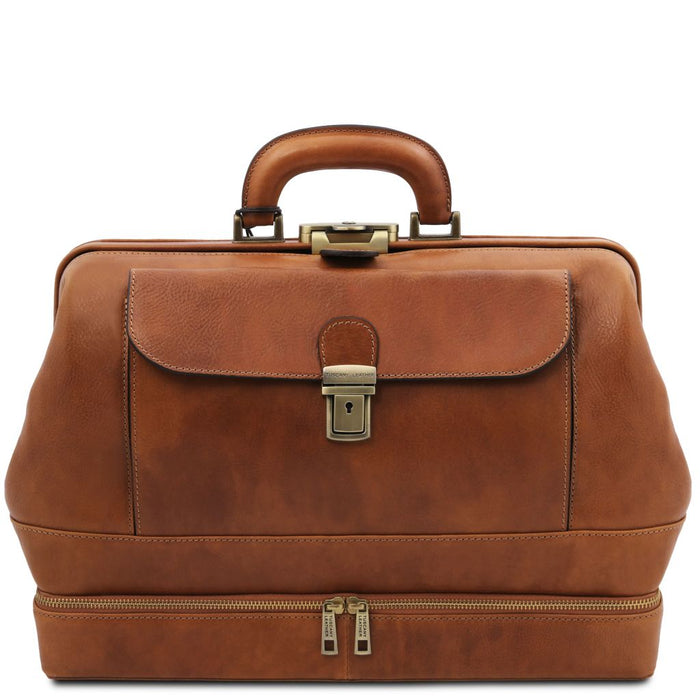 Giotto - Exclusive Double-Bottom Leather Doctor Bag (TL142344)