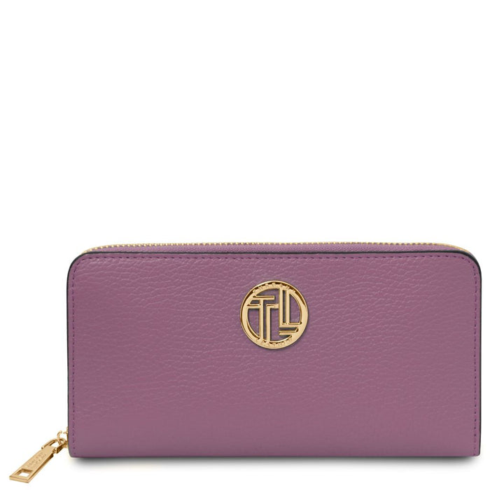 Financier - Exclusive Zip Around Leather Wallet (TL142485)