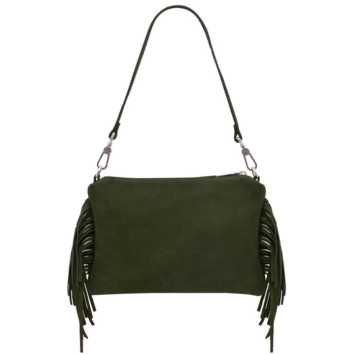 Nomade - Suede Leather Fringe Clutch (TL142495)