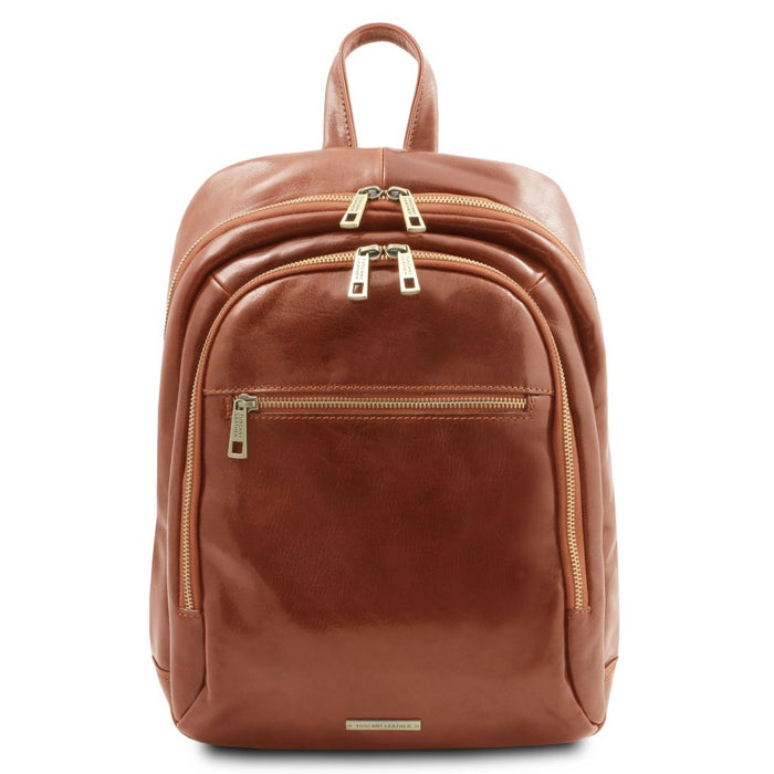 Perth - 2 Compartments Leather Backpack (TL142049)