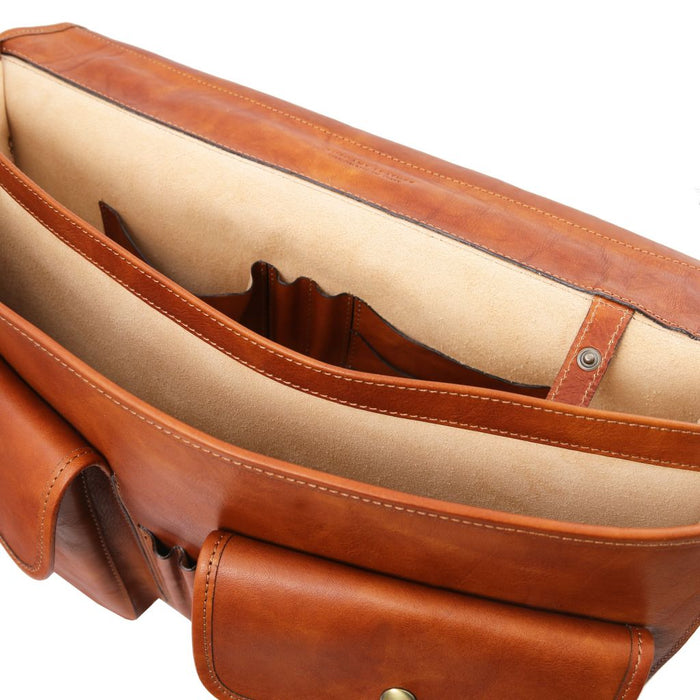 Ancona - Leather Messenger Bag (TL142073)