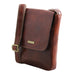 John - Leather Crossbody Bag For Men With Front Zip (Tl142464)