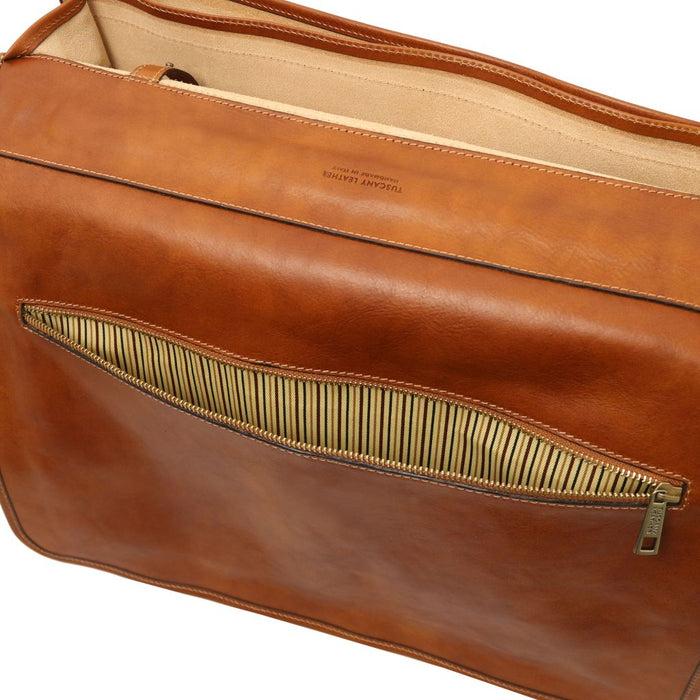 Ancona - Leather Messenger Bag (TL142073)