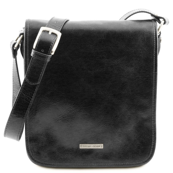 Tl Messenger - Two Compartments Leather Shoulder Bag (TL141255)