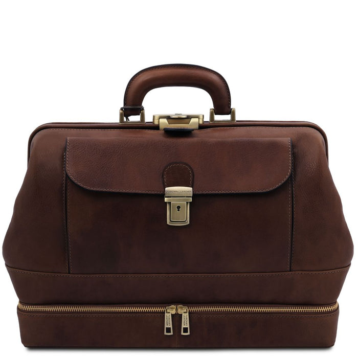 Giotto - Exclusive Double-Bottom Leather Doctor Bag (TL142344)