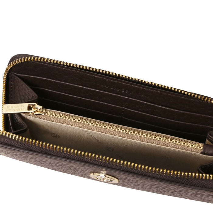 Financier - Exclusive Zip Around Leather Wallet (Tl142494)
