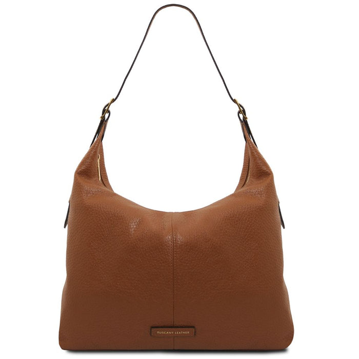 Plenia - Leather shopping bag