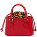 Croque - Croc Print Leather Handbag (TL142510)