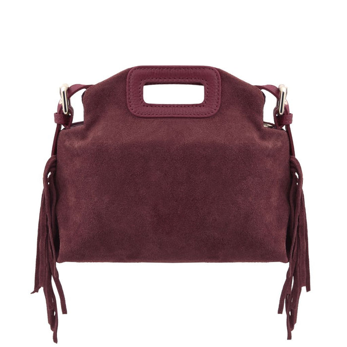 Nomade - Suede Leather Fringe Clutch (TL142496)