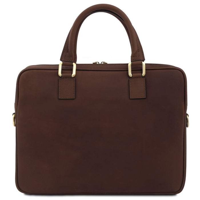 Ferrara - Leather laptop briefcase (TL142620)