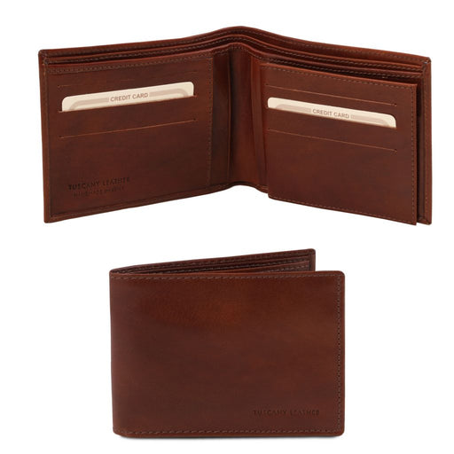 Exclusive 3 Fold Leather Wallet For Men (Tl140817)