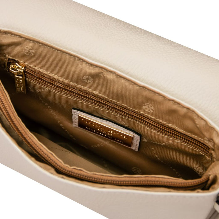 Biscuit - Soft leather shoulder bag