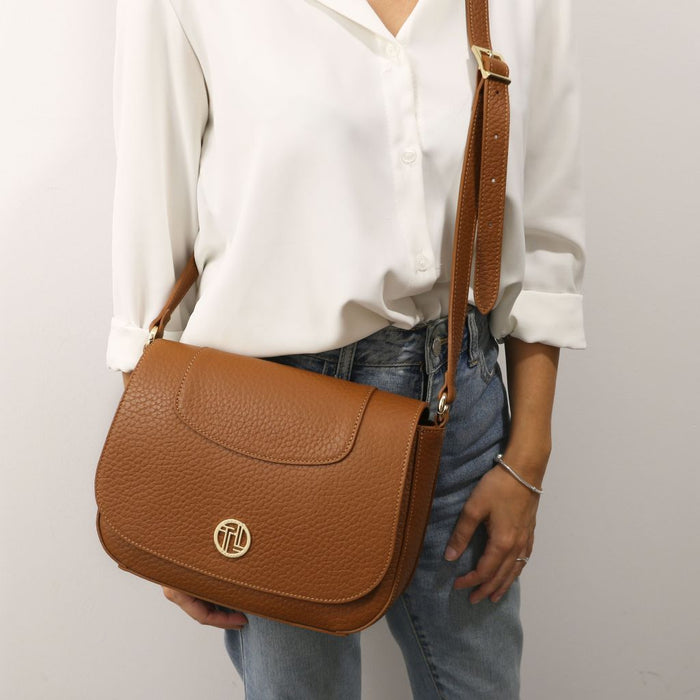 Sella - Leather Shoulder Bag (TL142506)