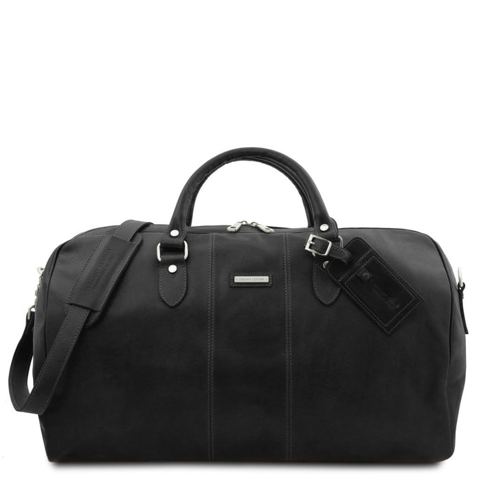 Lisbona - Travel Leather Duffle Bag - Large Size (TL141657)