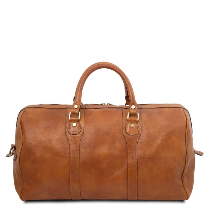 Oslo - Leather Travel Duffle Bag - Weekender Bag (TL141913)