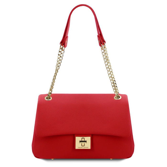 Elettra - Soft Leather Shoulder Bag (TL142353)