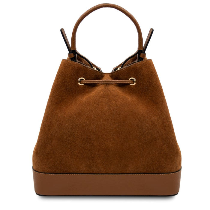 Minerva - Leather Bucket Bag (TL142476)