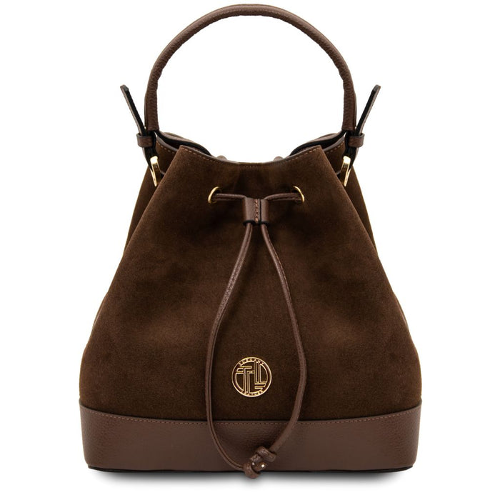 Minerva - Leather Bucket Bag (TL142476)