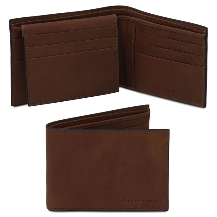 Exclusive 3 fold leather wallet for men (TL142589)