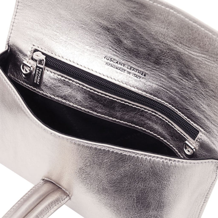 Tl Bag - Metallic Leather Clutch (TL141993)