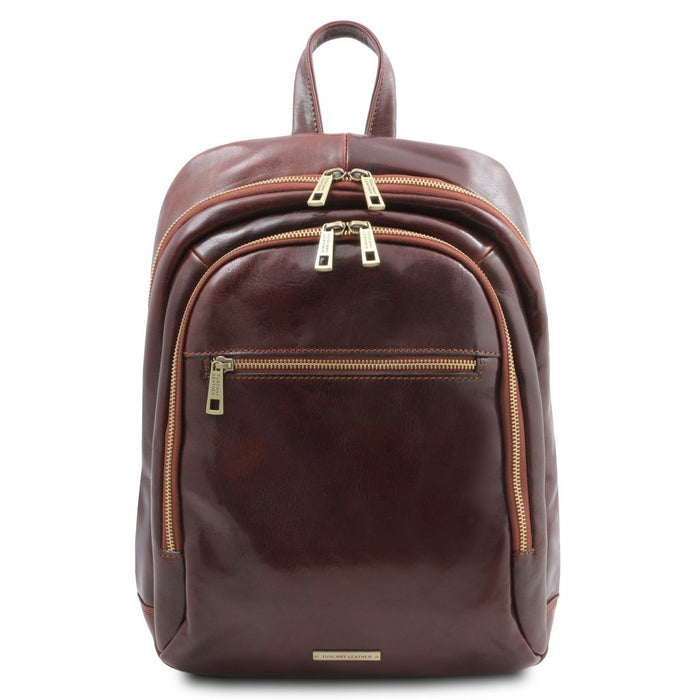 Perth - 2 Compartments Leather Backpack (TL142049)