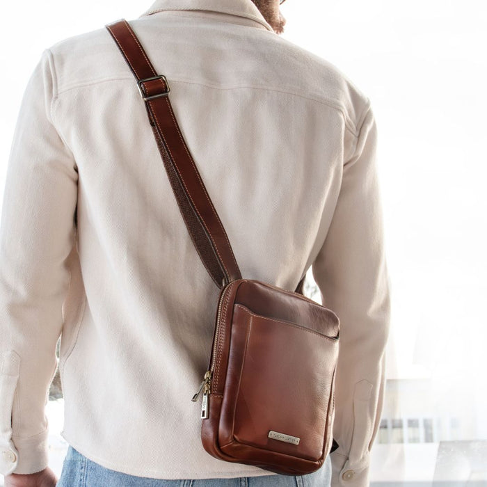 Mark - Leather Crossbody Bag (TL142428)