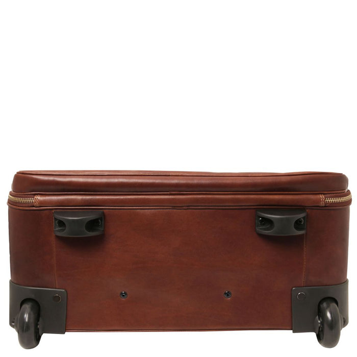 Varsavia - Leather Pilot Case With Two Wheels (TL141888)