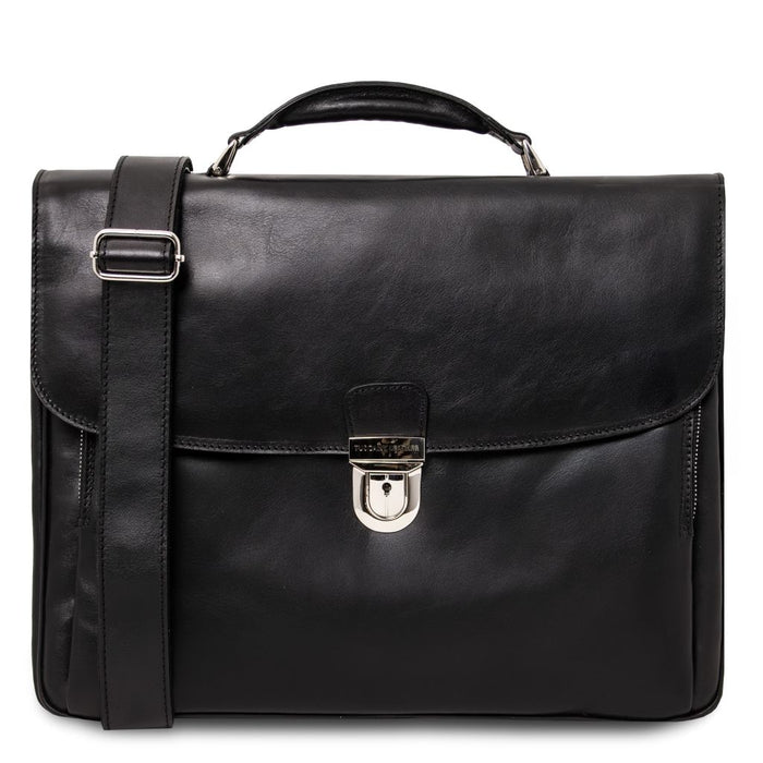 Alessandria - Leather Multi Compartment TL Smart Laptop Briefcase (TL142067)