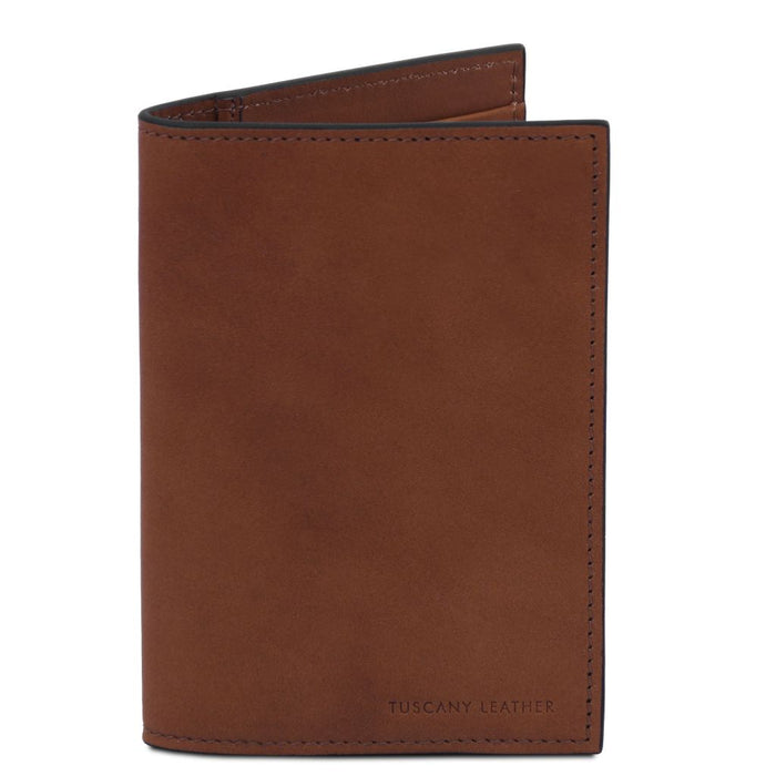 Leather passport cover (TL142605)