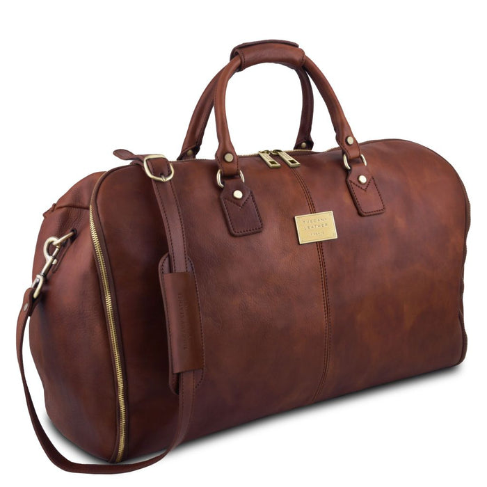 Antigua - Travel Leather Duffle/Garment Bag (TL142341)