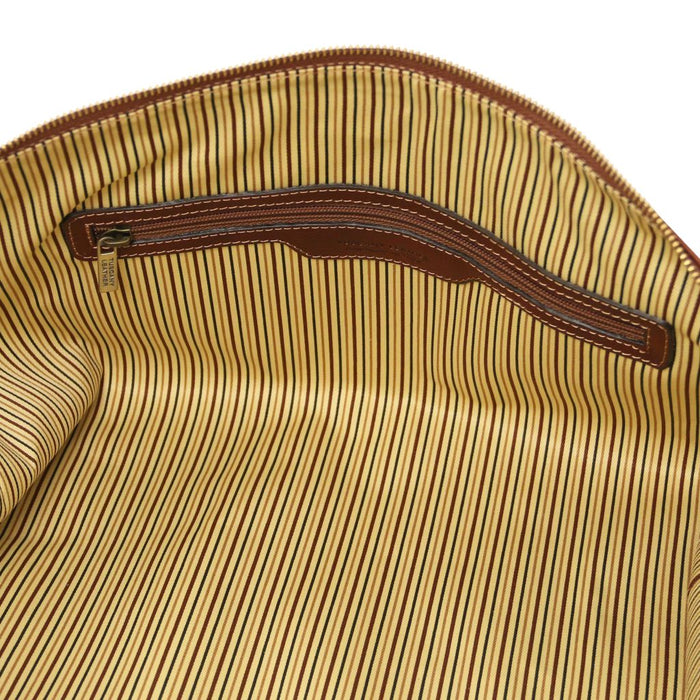 TL Voyager - Travel Leather Duffle Bag - Large Size (TL141794)