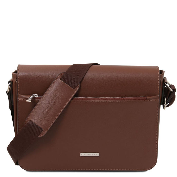 Messenger - Saffiano leather messenger bag (TL142549)