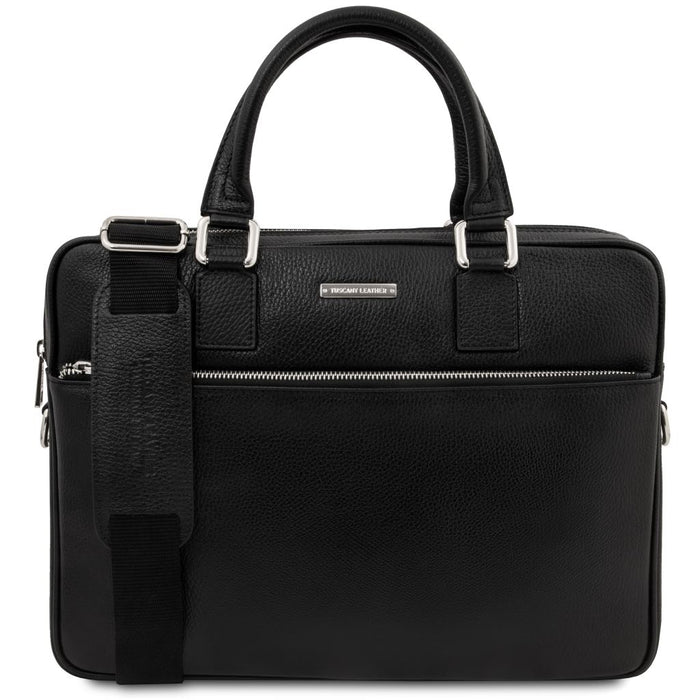 Ferrara - Leather laptop briefcase (TL142548)