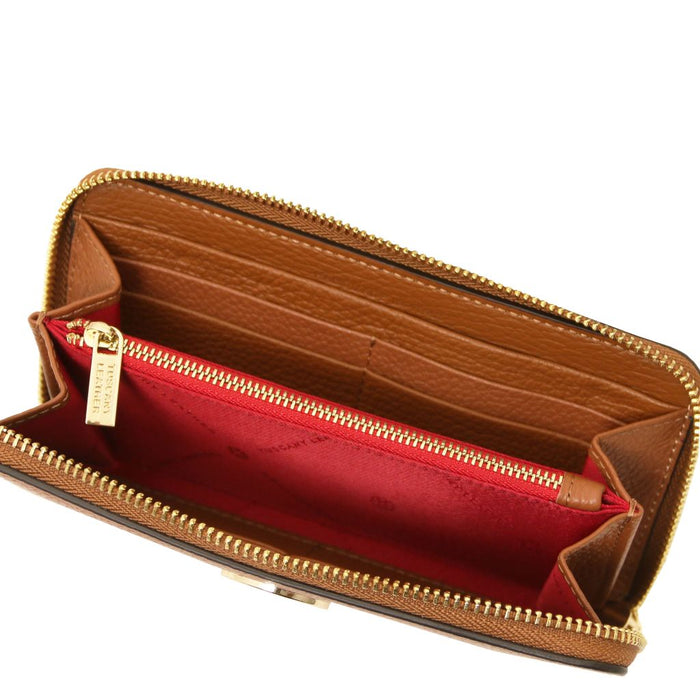 Financier - Exclusive Zip Around Leather Wallet (TL142485)