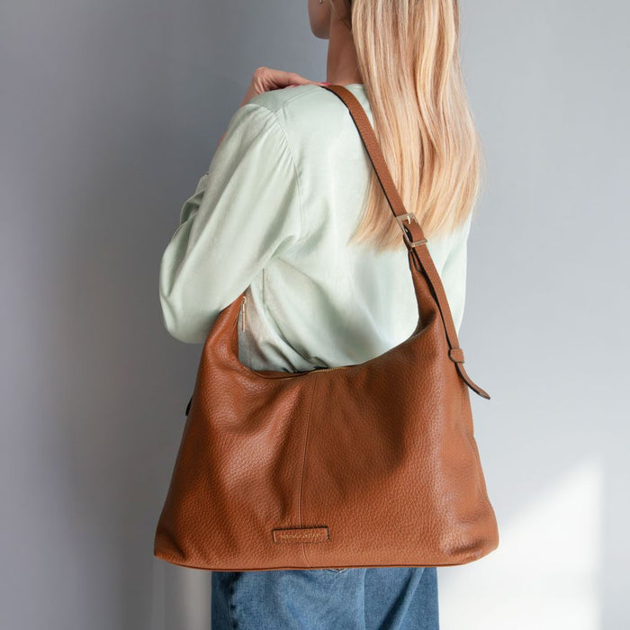 Plenia - Leather shopping bag