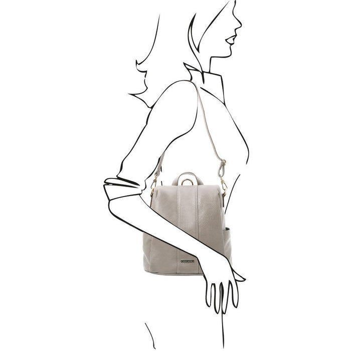 Tl Bag - Soft Leather Backpack (Tl142138)