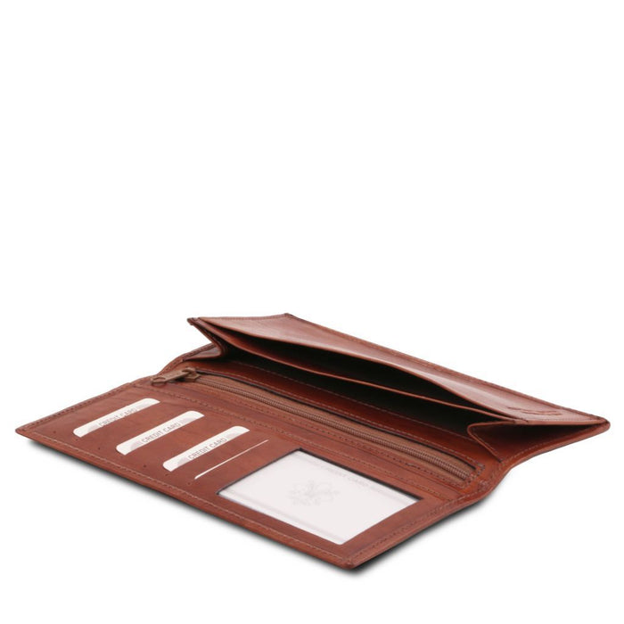 Exclusive Vertical 2 Fold Leather Wallet For Men (TL140777)