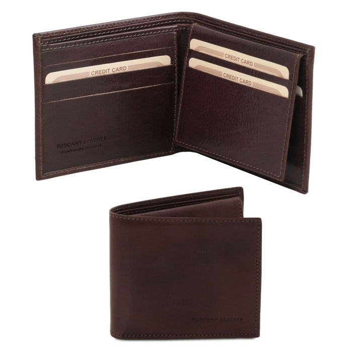 Exclusive 3 Fold Leather Wallet For Men (TL141353)
