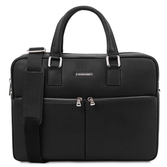 Treviso - Leather laptop briefcase (TL142546)