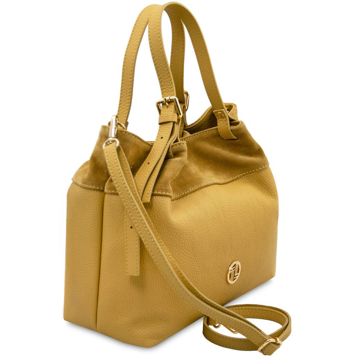 Diade - Soft leather shopping bag (TL142587)